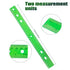 28 Pack Plastic Ruler 12 Inch Transparent Rulers - Metric Bulk for Kids School Office Classroom, Green...