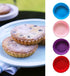 8 pcs Silicone Tart and Pie Molds, 4 Inch Fluted Mini Tart Mould Round Nonstick Quiche Pan Bakeware Mold for DIY Baking Pies/Tarts/Mousse Cakes/Sm...