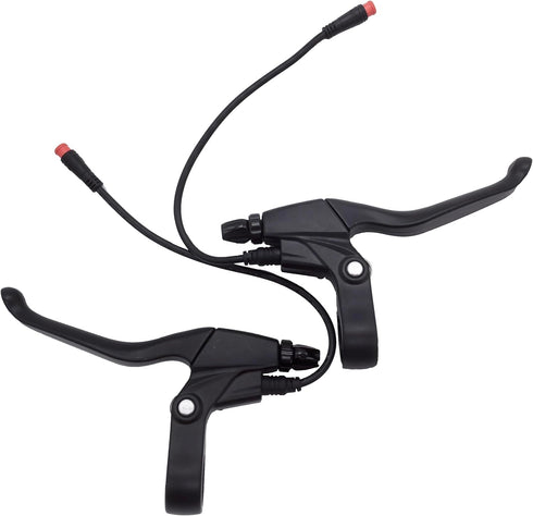 E-Bike Brake Lever, Brake Grips for Electric Bike or E Scooter,Ebike Accessories Cut Off Power When Brakes Ebike Parts (2PIN Waterproof Connector ...