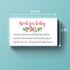 Giftideaworkshop Pink Flowers Books for Baby Shower Request Cards (50 Pack), Baby Shower Invitation Inserts....