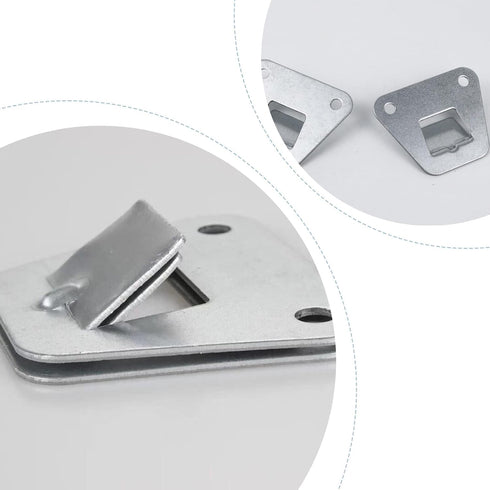 2-Set Wall Fan Mounting Bracket, Heavy Duty Wall Mounting Fan Bracket, Solid Steel Fan Wall Mount Bracket with Fastening Screws, Oscillation Fans ...