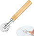 Pasta Cutter Wheel Ravioli Cutter Wheel with Roller Pizza Cutter Wheel Dumpling Lace Making Zinc Alloy Noodle Making Cutter for Kitchen...