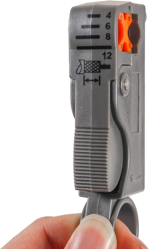 Coax Cable Crimper Kit Tool for RG6 RG59 Coaxial Compression Tool Fitting Wire Stripper with 20pcs F Compression Connectors...