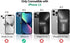 Compatible with iPhone 13 Case 6.1 inch with Ring Holder Kickstand Clear Soft Silicone Flexible Shockproof TPU Cover Transparent Protective Phone ...