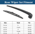 Rear Windshield Wipers Blade Arm Set for AUDI A3 2003-2013 / Audi A3 QUATTRO 2006-2013 / Audi A4 2001-2009 / Audi A4 QUATTRO 2002-2008 / Audi S4 2...