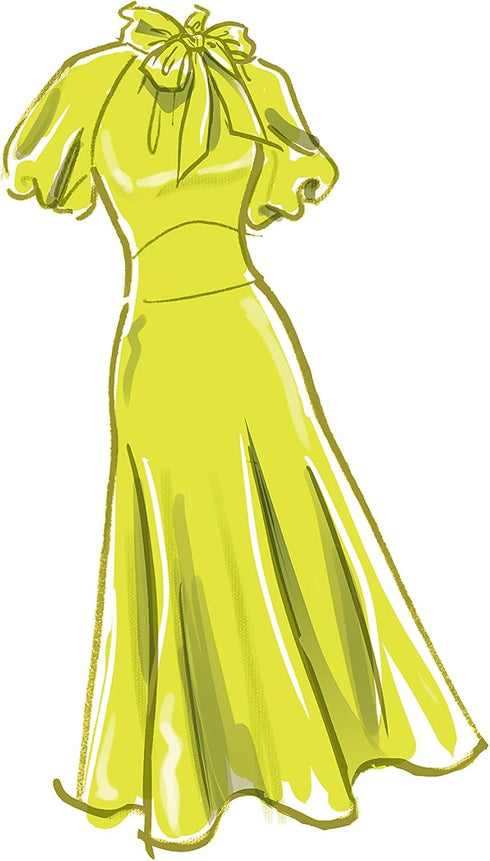 McCall's M8141F5 Misses' High-Neck Dress Sewing Patterns Kit, Design Code M8141, Sizes 16-24...
