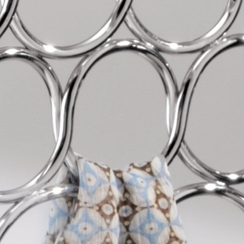 iDesign Axis Metal Loop Scarf Hanger, No Snag Closet Organization Storage Holder for Scarves, Men's Ties, Women's Shawls, Pashminas, Belts, Access...