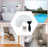 24 PCS Original Non-Slip Bathtub Stickers, Safety Bathroom Tubs Showers Treads Adhesive Decals Scraper...