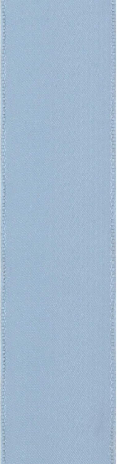 Berwick Offray 1.5" Single Face Satin Ribbon, Light Blue, 25 Yds...