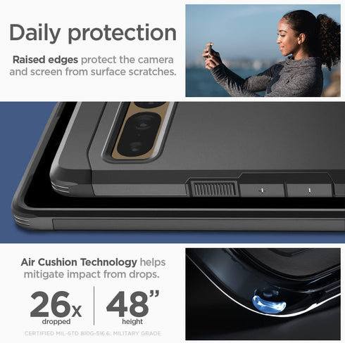 Spigen Tough Armor Case Compatible with Google Pixel 7 Pro - Black......