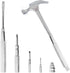 Small Hammer 6 in 1 Metal Hammer & Screwdriver, Multitool Camping Hammer Set Screwdriver Hammers Tools Mini Hammer with Screwdriver Hammers Hand T...