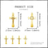 10Pcs Metal Saint Benedict Medals Cross Charm Rosary Center INRI Crucifix Pendant Beads DIY Catholic Jewelry Gifts Necklace Keychain for Men Women...
