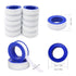 BetterJonny 10 Rolls Teflon Tape, 12mmx10m PTFE Pipe Sealant Seal Tape Industrial Thread Seal Tapes Plumbing Waterproof Seal Tape for Shower Head,...