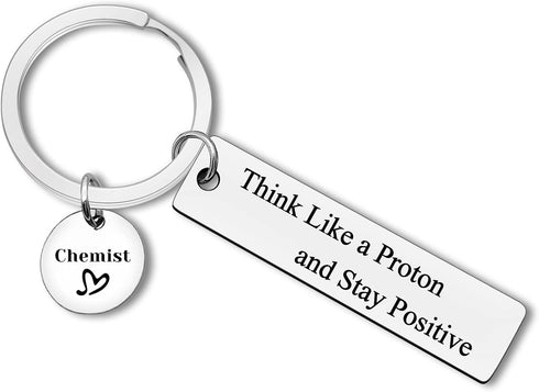Gifts for Chemist Keychain Chemistry Science Chemist Teacher Appreciation Gifts Inspirational Gifts for Scientist Physicist Science Graduation Gif...
