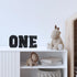 7.87" Metal Letters for Wall Decor, Black Standing 3D Letters, Decorative Farmhouse Hanging Alphabet Signs for Home Bedroom Office Wedding Party (...