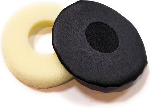 Global Teck Cushions Jabra Evolve 20, 30, 40, 65 Headsets, Leather Cushion Replacement Kit #GTW 6600-02...