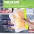 Reusable Storage Bags - 10 Pack BPA FREE Freezer Bags(2 Reusable Gallon Bags + 4 Leakproof Reusable Sandwich Bags + 4 THICK Reusable Snack Bags) Z...
