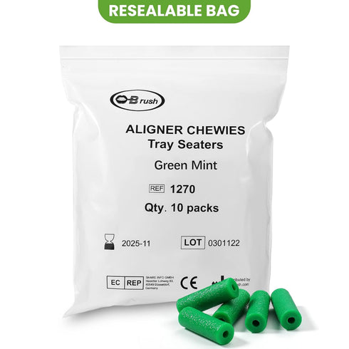 20pcs Chewies For Invisalign Aligners, Aligne Chewie For Invisible Braces, Aligners Tray Seaters Orthodontic Teeth Chompers Flavor Scented Pack of...