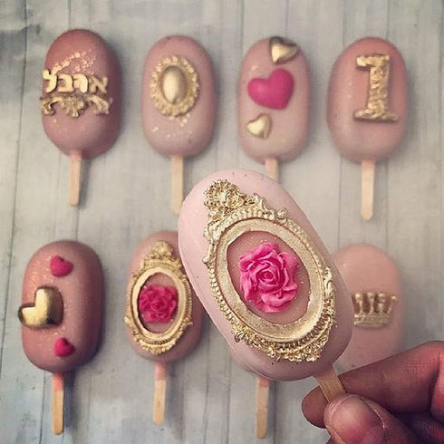 JeVenis Rose Cake Pop Mold - Cake and Cupcake Decoration...