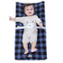 Super Soft and Stretchy Changing Pad Cover 2pk by BlueSnail (Navy buffola Plaid)...