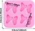 Bows Silicone Mold Mini Bow Fondant Molds Cartoon Butterfly Tie Edible Cartoon Cake Molds For Cake Decorating Cupcake Topper Chocolate Candy Gum P...