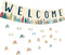 87Pcs Welcome Bulletin Board set Moving Mountains Bulletin Boarder Welcome Banner Classroom Decoration Paper Cutouts for School Supplies Wall Deco...