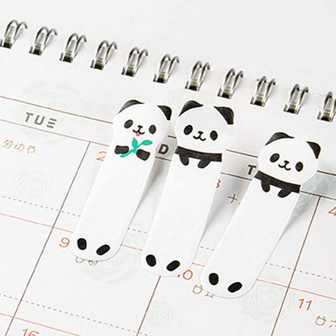 6 Packs Cute Panda Sticky Notes, LEEFONE Cartoon Animal Sticky Notes, Lovely Page Flags Index Tabs Memo Sticker for Home School Office Supplies...