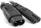 cablecc IEC 60320 C8 Plug to C7 Receptacle Male to Female Extension Power Supply Main Adapter Cable 30cm...