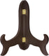 uxcell 10" Easel Plate Holder, Wooden Folding Display Stand Brown for Decorative Picture Frame...