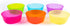 Kids Plastic Dinnerware Set of 6 Multi Color Bowls - Reusable, BPA-Free, Dishwasher Safe and Microwaveable...