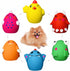 Squeaky Dog Toys for Small Dogs and Medium Breeds, Puppy Small Dog Toys Squeaky Dog Balls 6pcs (2.0 * 2.0 * 2.7inch, for Mini, Small, Medium Breed...