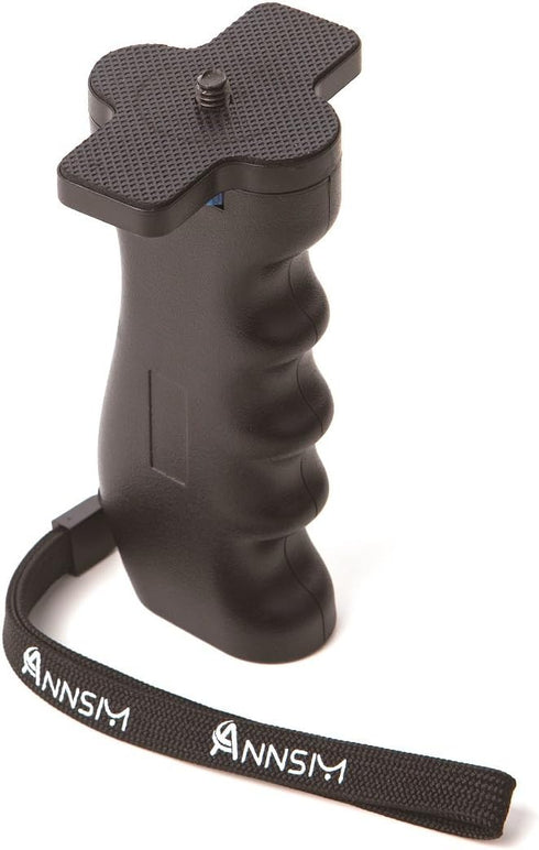 Camera Handheld Grip Handle Stabilizer with 1/4” Screw for DSLR SLR Cameras Canon Panasonic Sony Nikon Pentax and iPhone Samsung Smart Phone Gopro...