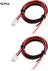 uxcell 10 Pcs Female 2P 2.54mm Pitch Jumper Wires Ribbon Cables Pic Breadboard DIY 50cm...
