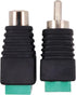 11Pair RCA Plugs Cable Audio Adapter Screws Phono RCA Male Female Plug to AV Screw Terminal Audio Video Connector Adapter Wire RCA Adapte for Spea...