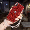 Case for Galaxy A03S,Diamond Kickstand Case for Galaxy A03S Case,3D Handmade Bling Diamond Glitter Phone Case for Samsung Galaxy A03S,2021(Red)...
