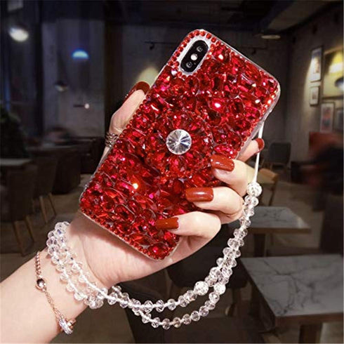 Diamond Case for Galaxy S23 Ultra,Galaxy S23 Ultra Case,3D Handmade Bling Diamond Glitter Kickstand Phone Case for Samsung Galaxy S23 Ultra 5G 6.8...