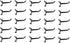JSP Manufacturing 2" Plastic Pegboard Hooks Garage/Tools/Storage/Organization/Jewelry/Craft (25, Black)...