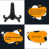 Stand for Collectible Plate - Pack of 3 - Black Easel Stand - Decoration Easels for Antique Plates - Display Holder - 4.9"...