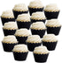 Dress My Cupcake Standard Reusable Glitter Black Cupcake Wrappers, Set of 50 Black Cupcake Liners...