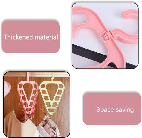 Magic Clothes Hanger 9 Holes Clothes Organizer Multifunction Space Saver Hanger for Clothes Drying and Storage...