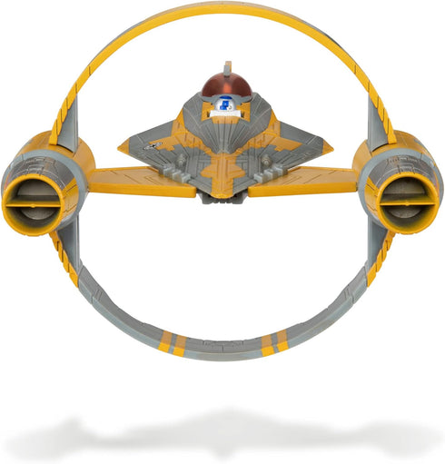 STAR WARS Micro Galaxy Squadron Anakin Skywalker's Jedi Starfighter - 5-Inch Starfighter Class Vehicle with Two 1-Inch Micro Figure Accessories...