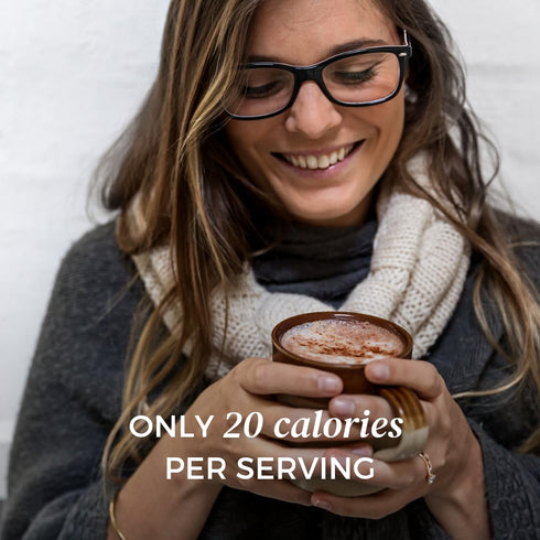 NOMU Skinny 60% Cocoa Hot Chocolate, 33 Servings, No Sugar Added, 20 Calories, Rich Chocolate Flavor, Keto-Friendly, High Protein...