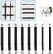 8Pcs Adjustable Bed Sheet Straps Clips, Elastic Mattress Sheet Fasteners Holder and Suspenders, Grippers to Hold Sheet, Mattress, Sofa, Couch, Tab...
