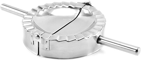 Stainless Steel Ravioli Mold Big Dumpling Press Maker Wonton Wrapper Pierogie Pie Crimper Pastry Dough Press Cutter,Goya Empanada Press Mold,Ravio...