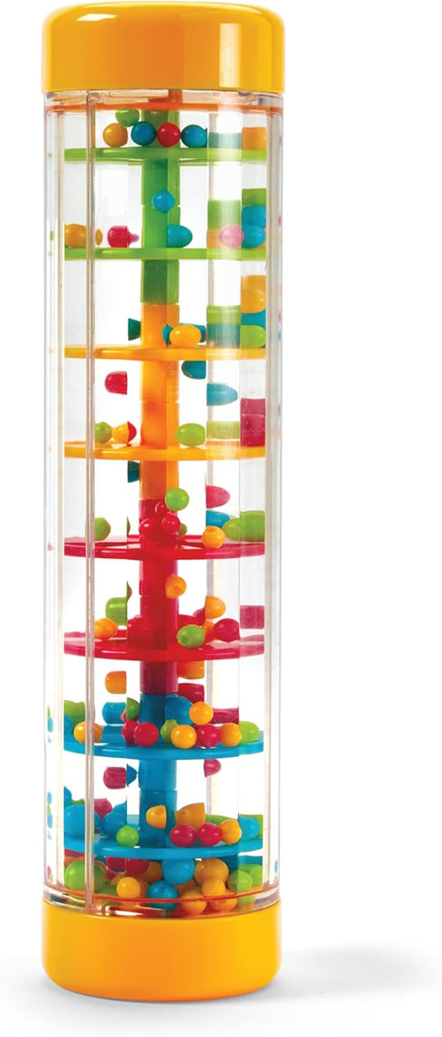 Kidoozie Peaceful Rainmaker - Shake, Roll & Flip! - Multi-Level Bead Toy with Soothing Raindrop Sounds & Cascading Colors for Sensory Play & Devel...