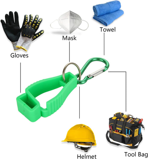 20PCS Glove Clips for Work, Glove Holder Clip Work Safety Clip for Construction Guard Labor, Glove Grabber Glove Keeper Belt Glasses Helmets Hange...