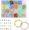480 Piecess Glass Beads 8Mm for Jewelry Making Round Beads Crystal Beads for Bracelet Necklace Earrings Jewelry Making DIY Crafts Loose Pearls Kit...
