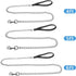 Chain Heavy Duty Metal Dog Leash, 6FTx3mm Chew Proof Pet Leash Chain with Soft Padded Handle for Large & Medium Size Dogs Walking, Training and Tr...