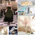10pcs Natural Ostrich Feather Craft Plume for Wedding Centerpieces Home Decoration (14-16inch, Black)...