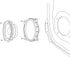 RED WOLF 6X9 Inch Front Door Speaker Adapter W/Speaker Wiring Harness for 2004 Up Toyota 4Runner Camry Highlander, Lexus CT GX LS Install Aftermar...
